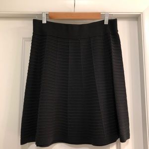 LOFT NWOT Black Sweater Skirt